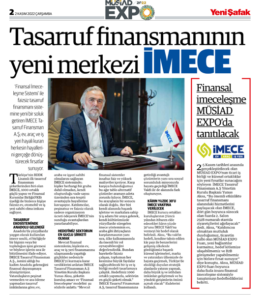 Yeni Şafak | Kasım 2022