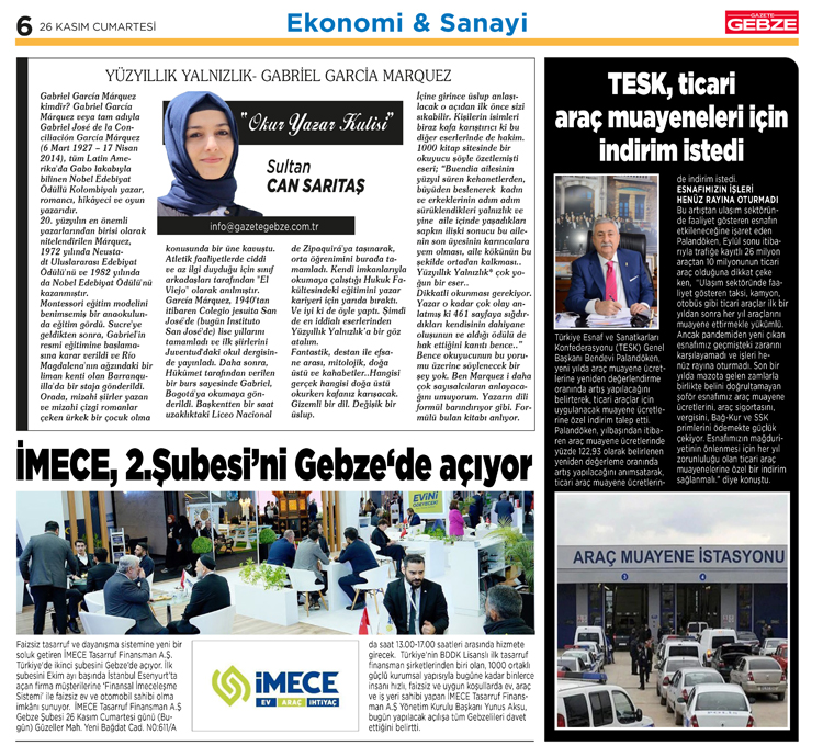 Gazete Gebze | Kasım 2022